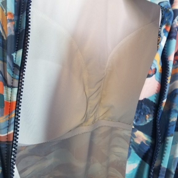 Axesea printed long sleeve rashguard swimsuit - Picture 7 of 10